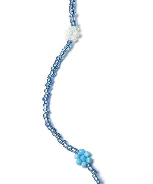 チチカカ（チチカカ）の「チコフロルビーズ2wayネックレス（ネックレス・レディース・ホワイト/ブルー・FREE）」の10枚目の写真