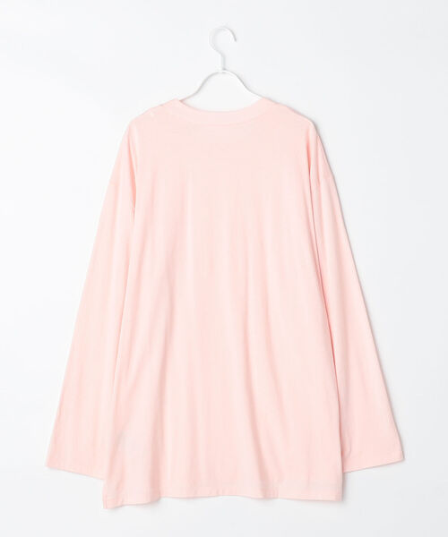 grace grace (グラスグラス)の「オーバーサイズクルーロンT(Tシャツ/カットソー・レディース・ホワイト/アイボリー/ベビーピンク・FREE)」の10枚目の写真