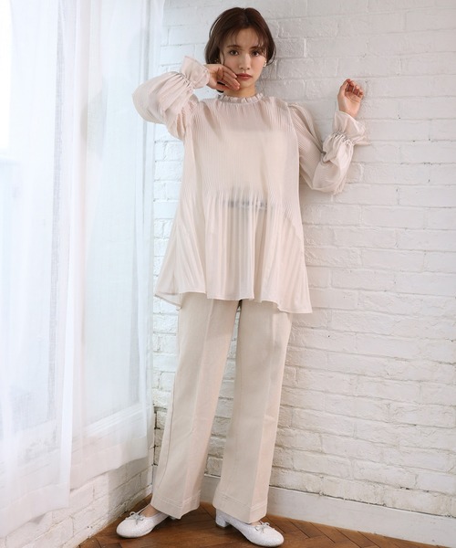 one after another NICE CLAUP（ワンアフターアナザーナイスクラップ）の「ベルト付アソートデニムパンツ（デニムパンツ・レディース・ライトブルー/ネイビー/アイボリー/ラベンダー・SMALL/MEDIUM）」の16枚目の写真