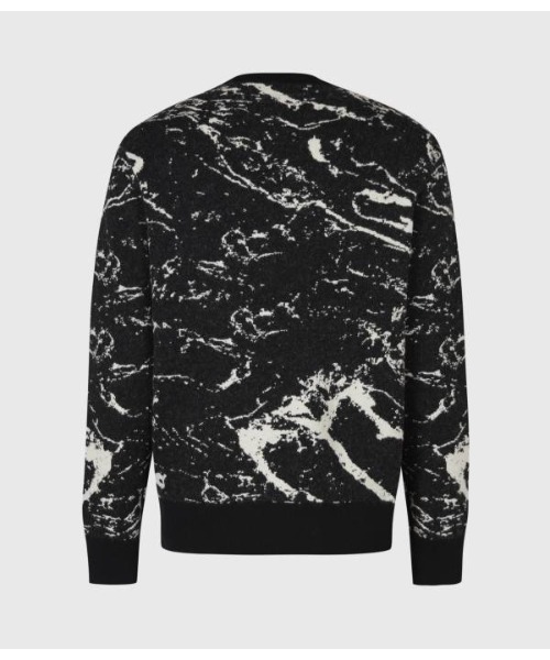 ALLSAINTS(オールセインツ)の「MARBLE SAINTS CREW JUMPER | MARBLE SAINTS クルー ニット・セーター(ニット/セーター・メンズ・ブラック・S/M/XS)」の5枚目の写真