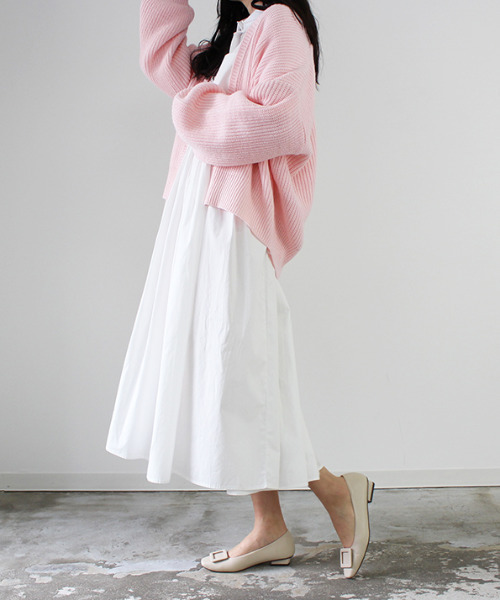 MODE ROBE（モードローブ）の「ギャザーロングシャツワンピース（シャツワンピース・レディース・ブルー/ホワイト・FREE）」の13枚目の写真