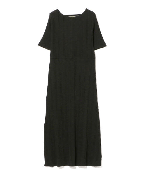 Ray BEAMS サイド レースアップワンピース　ブラック Ray BEAMS（レイビームス）の「Ray BEAMS / サイド レースアップ
