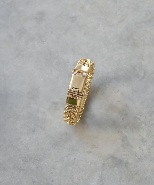 Editors Draw（エディターズドロー）の「フィッシュボーン チェーンブレスレット（ブレスレット・メンズ・ゴールド/シルバー・ONE SIZE）」の3枚目の写真