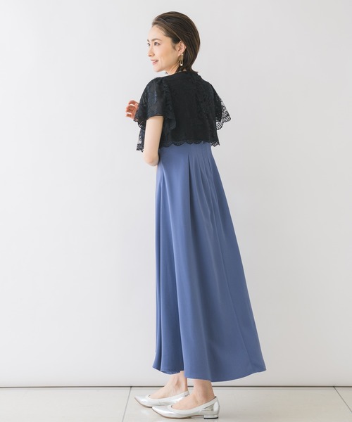 KATHARINE ROSS(キャサリンロス)の「【KATHARINE ROSS】●結婚式 レース×シフォン リバーシブルボレロ(ドレス・レディース・ブラック・MEDIUM)」の10枚目の写真