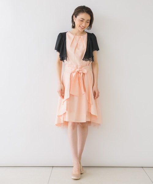 KATHARINE ROSS(キャサリンロス)の「【KATHARINE ROSS】●結婚式 レース×シフォン リバーシブルボレロ(ドレス・レディース・ブラック・MEDIUM)」の9枚目の写真