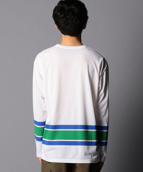 DESCENTE（デサント）の「【DESCENTE ddd/デサント ディーディーディー】DHMRJB61 POCKET T-SHIRT Tシャツ ポケット（Tシャツ/カットソー・メンズ・グリーン/イエロー・M/L）」の5枚目の写真