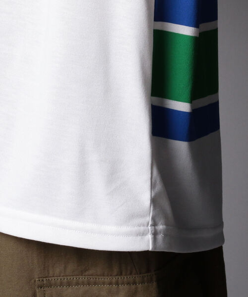 DESCENTE（デサント）の「【DESCENTE ddd/デサント ディーディーディー】DHMRJB61 POCKET T-SHIRT Tシャツ ポケット（Tシャツ/カットソー・メンズ・グリーン/イエロー・M/L）」の8枚目の写真