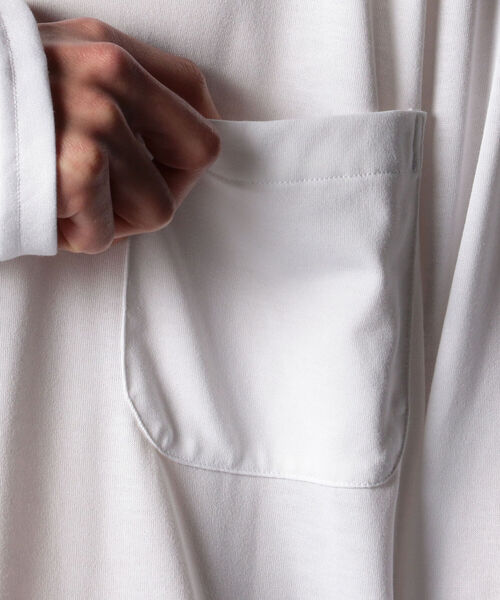 DESCENTE（デサント）の「【DESCENTE ddd/デサント ディーディーディー】DHMRJB61 POCKET T-SHIRT Tシャツ ポケット（Tシャツ/カットソー・メンズ・グリーン/イエロー・M/L）」の9枚目の写真