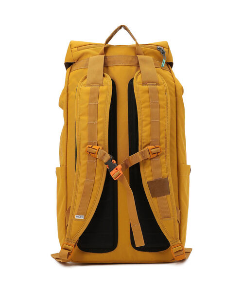 POLeR OUTDOOR STUFF（ポーラーアウトドアスタッフ）の「POLeR OUTDOOR STUFF/ポーラーアウトドアスタッフ　ELEVATED RUCKSACK（バックパック/リュック・メンズ・ブラック/マスタード・FREE）」の3枚目の写真