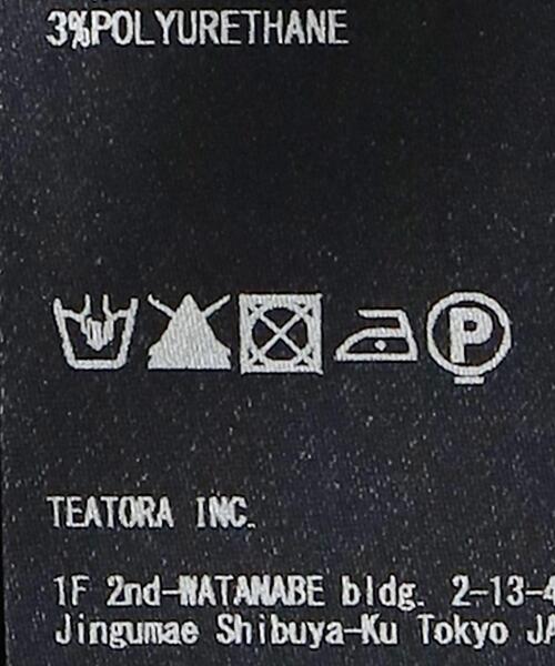 TEATORA（テアトラ）の「＜TEATORA（テアトラ）＞ DR Wallet RESORT■■■（その他パンツ・メンズ・ブラック・3/2/4）」の11枚目の写真