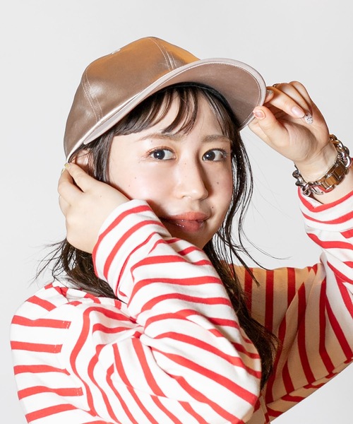 CA4LA（カシラ）の「PALE CAP（キャップ・レディース・ライトグレー/ベージュ/ピンク/ブラック・ONESIZE）」の2枚目の写真