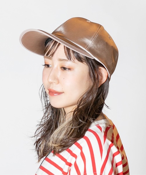 CA4LA（カシラ）の「PALE CAP（キャップ・レディース・ライトグレー/ベージュ/ピンク/ブラック・ONESIZE）」の9枚目の写真