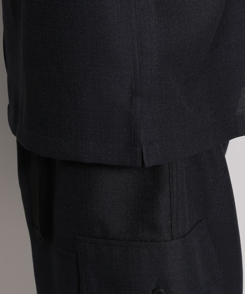 niko and...（ニコアンド）の「半袖ZIPワークシャツ（シャツ/ブラウス・メンズ・ネイビー/ブルー・MEDIUM/LARGE）」の10枚目の写真