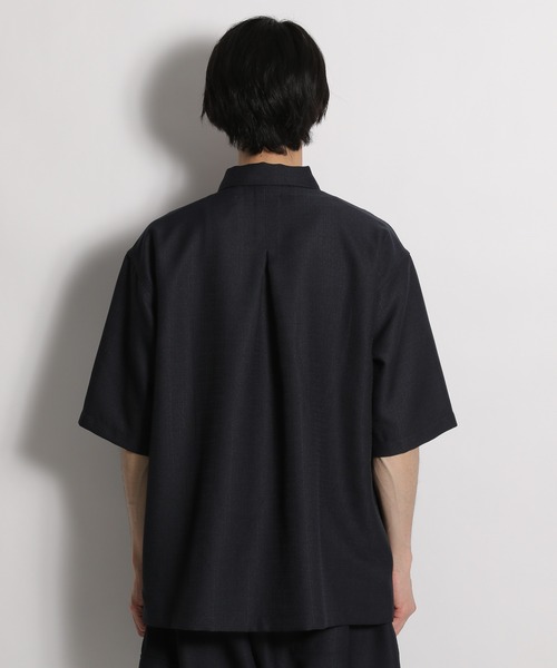 niko and...（ニコアンド）の「半袖ZIPワークシャツ（シャツ/ブラウス・メンズ・ネイビー/ブルー・MEDIUM/LARGE）」の18枚目の写真