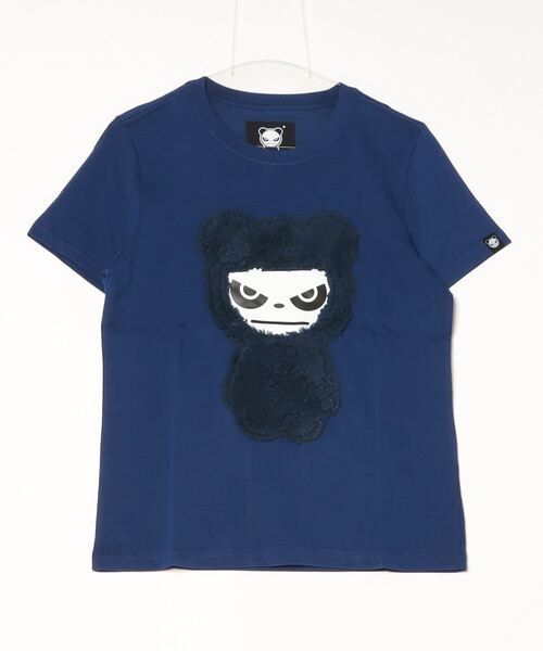 HIPANDA(ハイパンダ)の「HIPANDA ハイパンダ レディース スノーパンダプリント 半袖Tシャツ(Tシャツ/カットソー・レディース・ホワイト/レッド/ネイビー・LARGE/X-LARGE/MEDIUM/SMALL)」の2枚目の写真