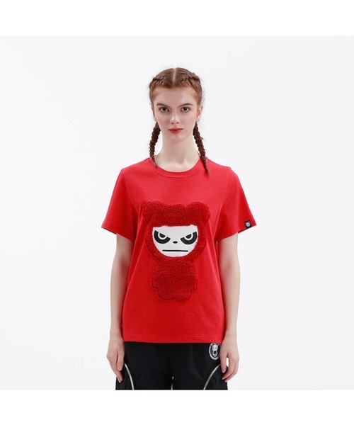 HIPANDA(ハイパンダ)の「HIPANDA ハイパンダ レディース スノーパンダプリント 半袖Tシャツ(Tシャツ/カットソー・レディース・ホワイト/レッド/ネイビー・LARGE/X-LARGE/MEDIUM/SMALL)」の8枚目の写真