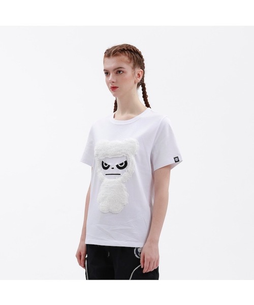 HIPANDA(ハイパンダ)の「HIPANDA ハイパンダ レディース スノーパンダプリント 半袖Tシャツ(Tシャツ/カットソー・レディース・ホワイト/レッド/ネイビー・LARGE/X-LARGE/MEDIUM/SMALL)」の11枚目の写真