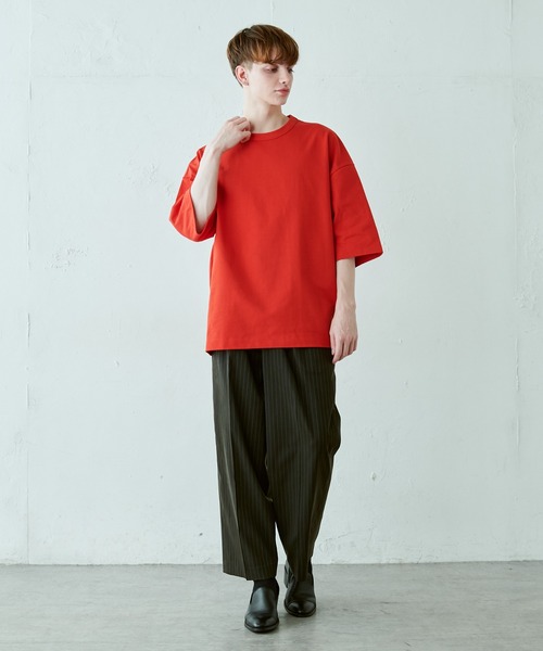 Lui's（ルイス）の「キュプラ混ストライプワイドパンツ（スラックス・メンズ・ブラック/ライトグレー・SMALL/MEDIUM）」の15枚目の写真