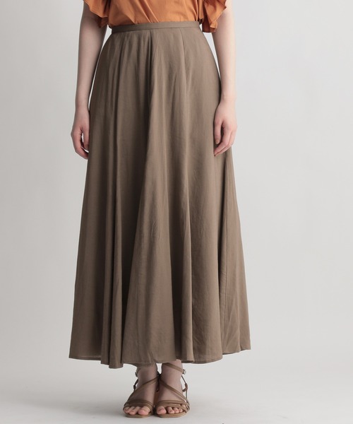 Andemiu(アンデミュウ)の「リネンフレアスカート951174(スカート・レディース・ブラウン/レッド/カーキ・SMALL/MEDIUM)」の20枚目の写真