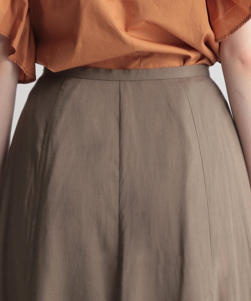 Andemiu(アンデミュウ)の「リネンフレアスカート951174(スカート・レディース・ブラウン/レッド/カーキ・SMALL/MEDIUM)」の16枚目の写真