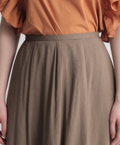 Andemiu(アンデミュウ)の「リネンフレアスカート951174(スカート・レディース・ブラウン/レッド/カーキ・SMALL/MEDIUM)」の10枚目の写真