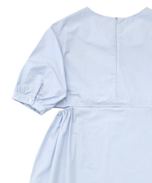 select MOCA（セレクトモカ）の「2021 SS パフスリーブサイドオープンワンピース（ワンピース・レディース・ホワイト/ブルー・FREE）」の6枚目の写真