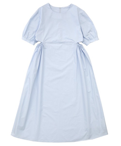 select MOCA（セレクトモカ）の「2021 SS パフスリーブサイドオープンワンピース（ワンピース・レディース・ホワイト/ブルー・FREE）」の22枚目の写真