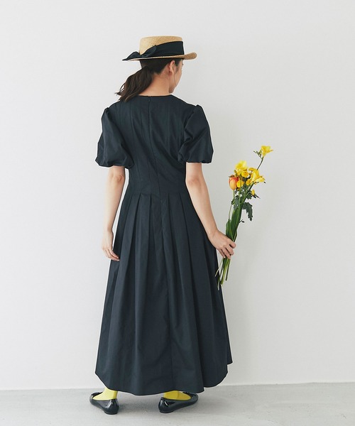 and R（アンドアール）の「バルーンスリーブワンピース（ワンピース・レディース・ブラック/ホワイト・FREE）」の17枚目の写真