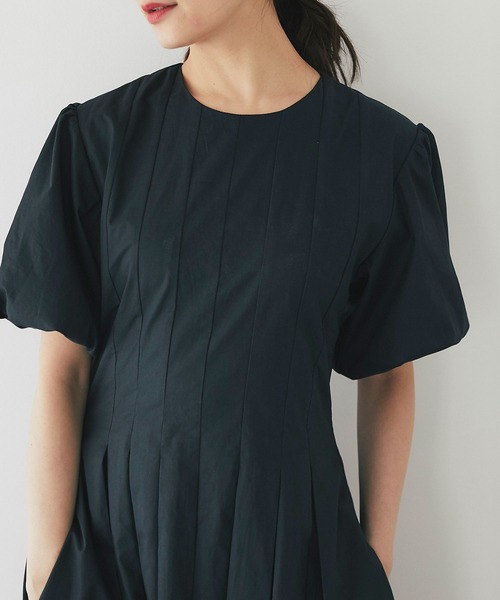 and R（アンドアール）の「バルーンスリーブワンピース（ワンピース・レディース・ブラック/ホワイト・FREE）」の11枚目の写真