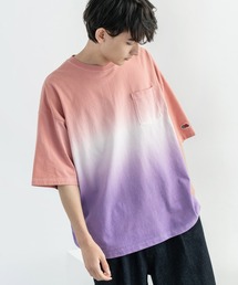 FRUIT OF THE LOOM（フルーツオブザルーム）の「FRUIT OF THE LOOM フルーツオブザルーム オーバーサイズ 段染め グラデーショ ポケット付き BIGTEE（Tシャツ/カットソー・メンズ）」