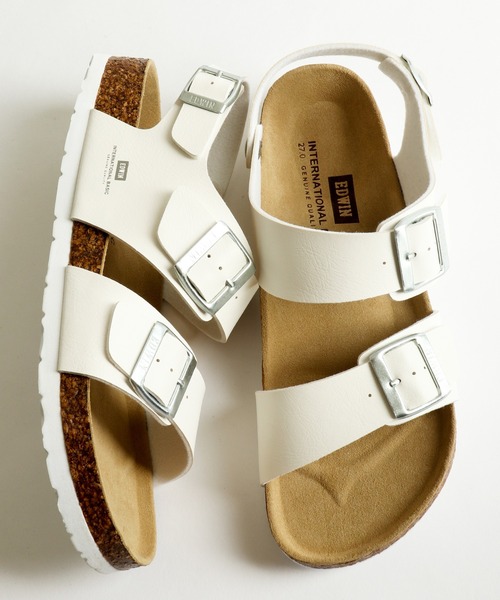 EDWIN（エドウィン）の「EWバックバンドコンフォートサンダル（サンダル・メンズ・ブラック/ホワイト/ダークブラウン・28/25/26/27）」の4枚目の写真