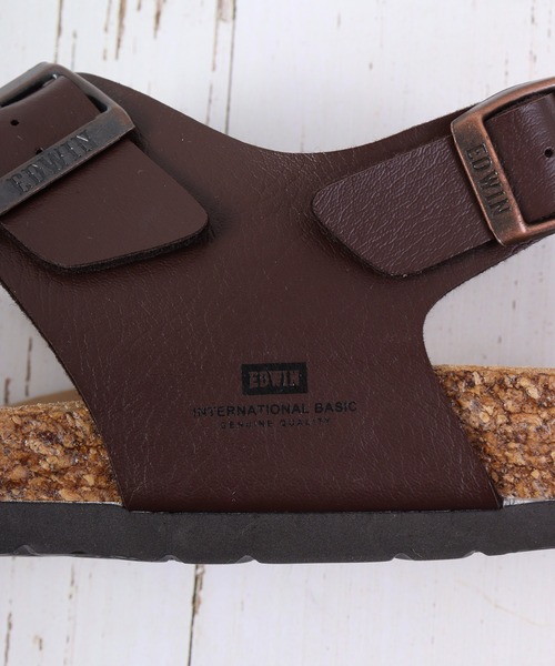 EDWIN（エドウィン）の「EWバックバンドコンフォートサンダル（サンダル・メンズ・ブラック/ホワイト/ダークブラウン・28/25/26/27）」の17枚目の写真