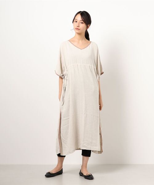 R・P・S pura(アールピーエスピューラ)の「【WEB限定】pura カフタンワンピース(ワンピース・レディース・カーキ/アイボリー/モカ・フリー)」の20枚目の写真