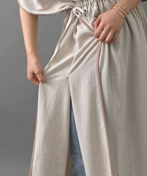 R・P・S pura(アールピーエスピューラ)の「【WEB限定】pura カフタンワンピース(ワンピース・レディース・カーキ/アイボリー/モカ・フリー)」の21枚目の写真