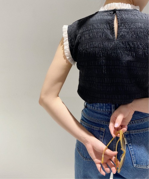 Charles Chaton(シャルルシャトン)の「チビフリルブラウス(シャツ/ブラウス・レディース・ブラック/イエロー・FREE)」の16枚目の写真