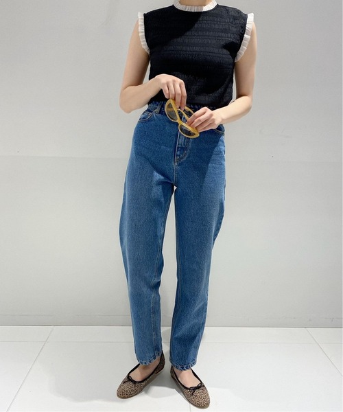 Charles Chaton(シャルルシャトン)の「チビフリルブラウス(シャツ/ブラウス・レディース・ブラック/イエロー・FREE)」の7枚目の写真