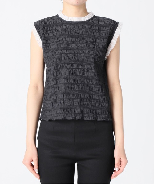 Charles Chaton(シャルルシャトン)の「チビフリルブラウス(シャツ/ブラウス・レディース・ブラック/イエロー・FREE)」の9枚目の写真