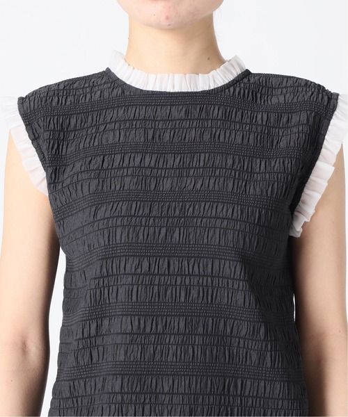 Charles Chaton(シャルルシャトン)の「チビフリルブラウス(シャツ/ブラウス・レディース・ブラック/イエロー・FREE)」の6枚目の写真