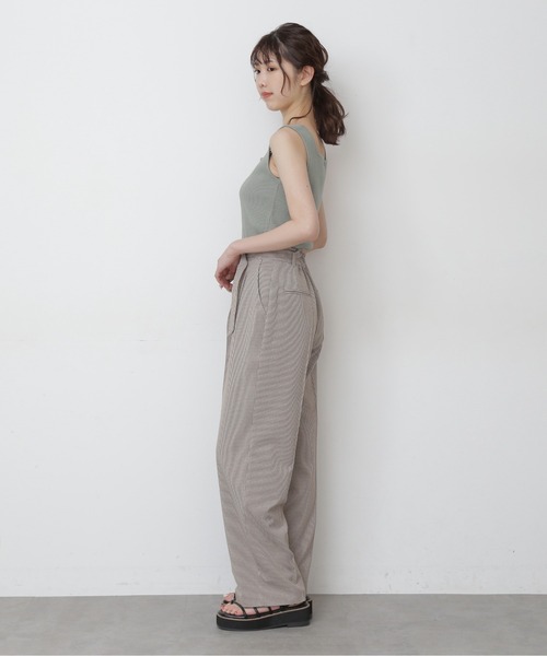 FREE'S MART(フリーズマート)の「【Sシリーズ対応】◆チェックベルト付きワイドパンツ(その他パンツ・レディース・ブラウン系その他/グレー系その他/ベージュ系その他・MEDIUM/SMALL)」の6枚目の写真