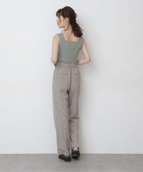 FREE'S MART(フリーズマート)の「【Sシリーズ対応】◆チェックベルト付きワイドパンツ(その他パンツ・レディース・ブラウン系その他/グレー系その他/ベージュ系その他・MEDIUM/SMALL)」の7枚目の写真