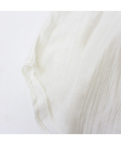 MODE ROBE(モードローブ)の「ノーカラーシアーシャツ(シャツ/ブラウス・レディース・ホワイト・FREE)」の16枚目の写真