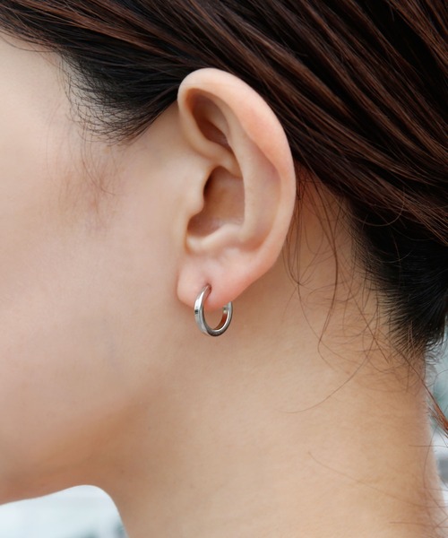 colleca la（コレカラ）の「セットフープイヤリング[twist]（イヤリング・レディース・シルバー/ゴールド・ﾌﾘ-）」の5枚目の写真