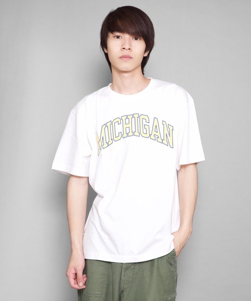Bling Leads（ブリングリーズ）の「Bling leads/天竺半袖クルーN/Tee（Tシャツ/カットソー・メンズ・ホワイト/ブラック/グレー・MEDIUM/LARGE）」の2枚目の写真