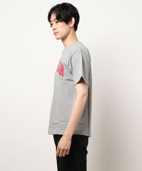 Bling Leads（ブリングリーズ）の「Bling leads/天竺半袖クルーN/Tee（Tシャツ/カットソー・メンズ・ホワイト/ブラック/グレー・MEDIUM/LARGE）」の4枚目の写真