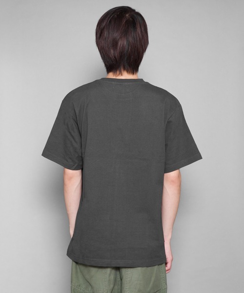 Bling Leads（ブリングリーズ）の「Bling leads/天竺半袖クルーN/Tee（Tシャツ/カットソー・メンズ・ホワイト/ブラック/グレー・MEDIUM/LARGE）」の7枚目の写真
