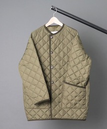 【 BARBOUR / バブアー 】 QUILTED NO COLLAR COAT NYLON / キルト ノーカラーコート ナイロン