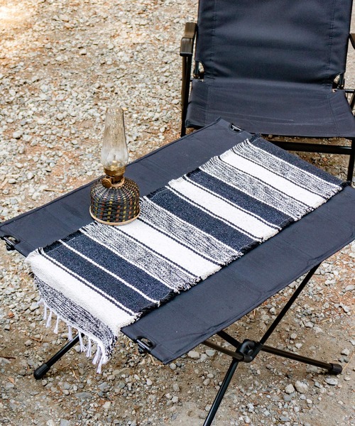 チャイハネ（チャイハネ）の「【チャイハネ】サハラ ロングプレイスマット（ランチョンマット/テーブルウェア・レディース・ブラック/ブラウン/イエロー・FREE）」の2枚目の写真