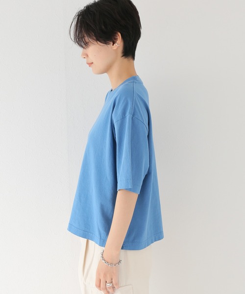 LOS ANGELES APPAREL(ロサンゼルスアパレル)の「【LA APPAREL 】ショートTEE◆(Tシャツ/カットソー・レディース・ライトグレー/ブルー/ホワイト/ブラック・FREE)」の22枚目の写真