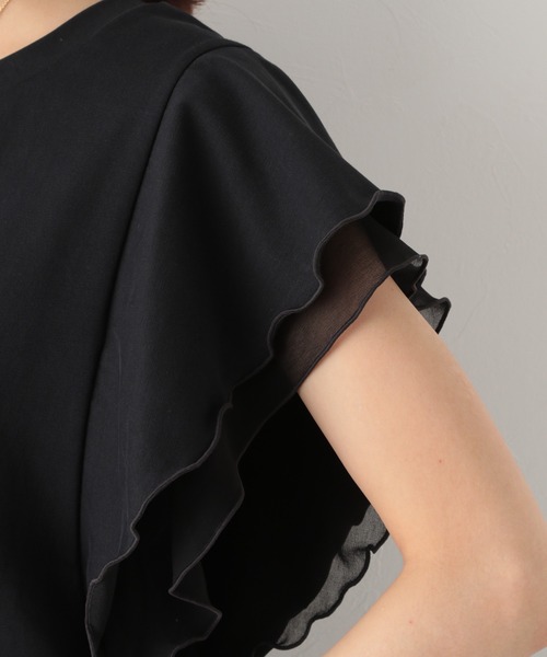 GLOBAL WORK（グローバルワーク）の「リラックス美人袖フレア/955513（Tシャツ/カットソー・レディース・アッシュグレー/ブラック/その他/モカ・MEDIUM/LARGE）」の17枚目の写真