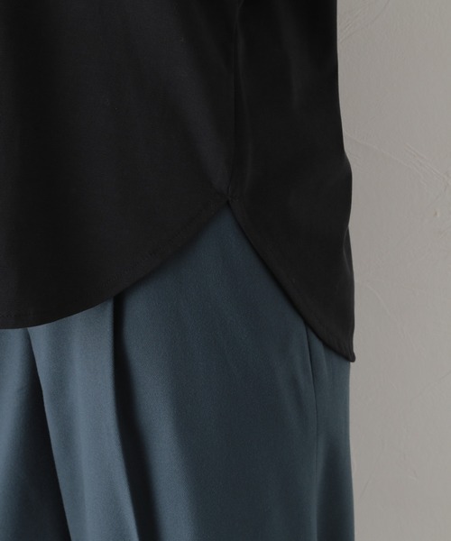 GLOBAL WORK（グローバルワーク）の「リラックス美人袖フレア/955513（Tシャツ/カットソー・レディース・アッシュグレー/ブラック/その他/モカ・MEDIUM/LARGE）」の18枚目の写真